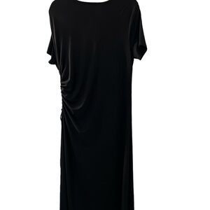 Lane Bryant black pull over dress short sleeve 14/16